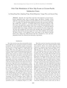 Pole-Tide Modulation of Slow Slip Events at Circum-Pacific