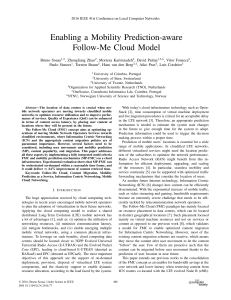 Enabling a Mobility Prediction-Aware Follow