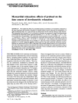 time course of isovolumetric relaxation