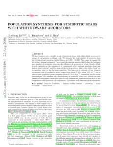 Population synthesis for symbiotic stars with white dwarf accretors