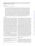 Likelihood Ratio Tests for Detecting Positive Selection and