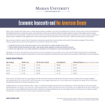 Economic Insecurity and the American Dream