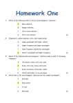 Homework One - Calderglen High School