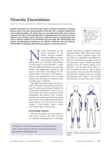 Neurotic Excoriations -- American Family Physician
