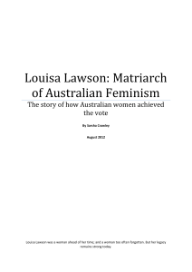 Louisa Lawson: Matriarch of Australian Feminism