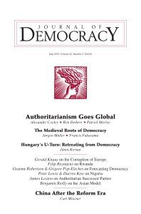 Authoritarianism Goes Global