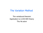 The Variation Method