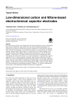 Low dimensional carbon and MXene based electrochemical