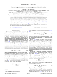 Extremal properties of the variance and the quantum Fisher
