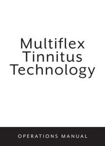 Tinnitus Operations Manual