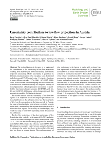 Uncertainty contributions to low