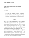 Interests and Purposes in Conceptions of Autonomy