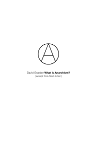 David Graeber What is Anarchism?