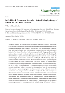 Is Cell Death Primary or Secondary in the Pathophysiology of