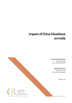 Impact of China Slowdown on India