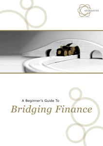 Beginner`s Guide to Bridging Finance