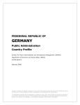 Germany Public Administration Profile