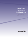 Newborn Screening in Manitoba