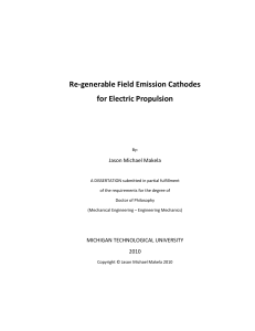 Re-generable Field Emission Cathodes for