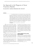 An Approach to the Diagnosis of Acute Transverse Myelitis