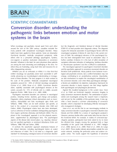 Conversion disorder: understanding the