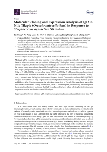 Molecular Cloning and Expression Analysis of IgD in Nile