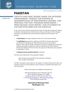 Twelfth And Final Review Under The Extended Arrangement