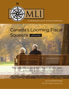 Canada`s Looming Fiscal Squeeze - Macdonald