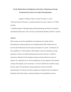 Dissipation and the so-called entropy production