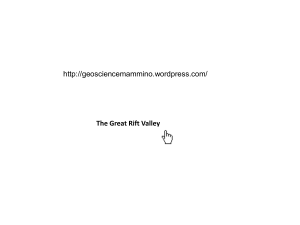 rift valleys - WordPress.com