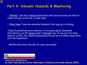 Cascade Volcanoes Hazards - Oregon 4-H