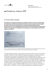 A worm that turned - Gesundheitsindustrie BW