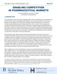 enabling competition in pharmaceutical markets