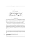 Future of Cooperatives: A Corporate Perspective