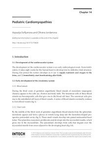 Pediatric Cardiomyopathies