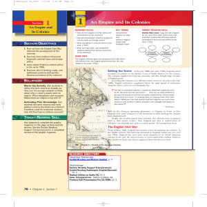 An Empire and Its Colonies 1