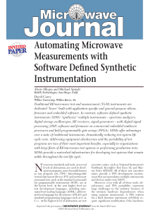 Automating Microwave Measurements With Software Defined