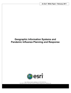 Geographic Information Systems and Pandemic Influenza