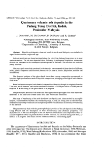 GEOSEA V Proceedings Vol. !, Geol. Soc. Malaysia, Bulletin