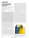 An inverted continental Moho and serpentinization of