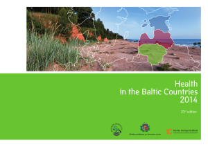 Health in the Baltic Countries 2014