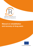 Manual on rehabilitation and recovery of drug users