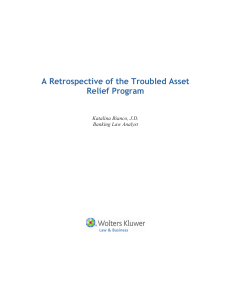 A Retrospective of the Troubled Asset Relief Program