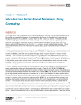 Introduction to Irrational Numbers Using Geometry