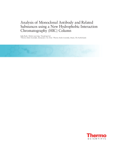 Analysis of Monoclonal Antibody and Related Substances using a