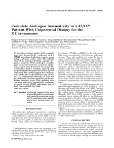 Complete androgen insensitivity in a 47,XXY patient with