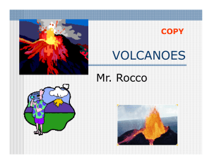 Topic 8 Volcanoes