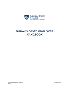 non-academic employee handbook
