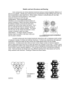Metallic and Ionic Structures and Bonding Ionic compounds are