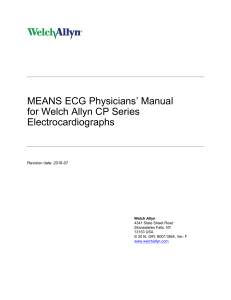 MEANS ECG Physicians` Manual